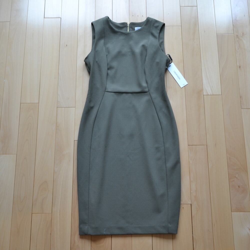 NWT Calvin Klein Sleeveless Sheath Dress Size 6